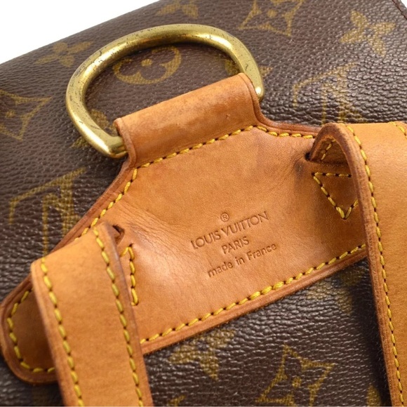Vintage🌹LV backpack montsouris mm monogram backpack travel bag Louis Vuitton bag - Picture 6 of 17